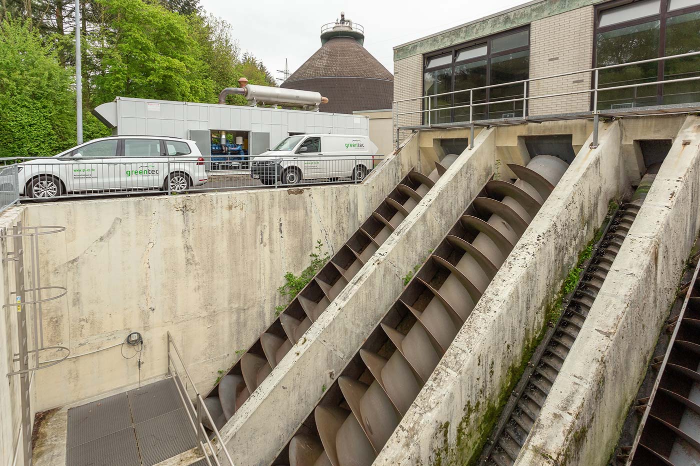 Jährliche Wartung am Notstromaggregat in Ehrang